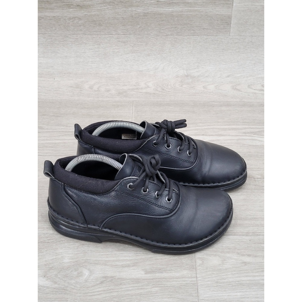 Birkenstock Footprints Oxford Shoes EU 40 Women's 9 Men's 7 Black Leather